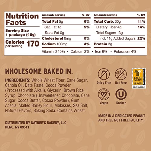 Nature's Bakery Fig Bar, Apple Cinnamon, 2 oz