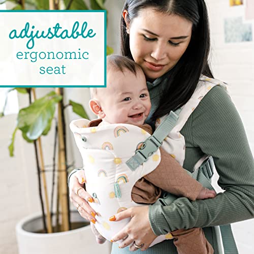 Infantino Flip Advanced 4-in-1 Carrier - Ergonomic, convertible, face-in and face-out front and back carry for newborns and older babies 8-32 lbs