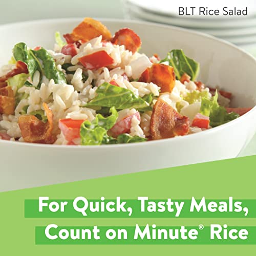 Minute White Rice, Instant White Rice for Quick Dinner Meals, 72-Ounce Box