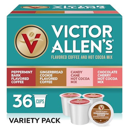 Victor Allen's Coffee Milk Chocolate Flavored Hot Cocoa Mix, 42 Count, Single Serve K-Cup Pods for Keurig K-Cup Brewers