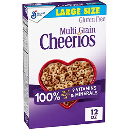 Honey Nut Cheerios Heart Healthy Cereal Cup, 1.8 OZ Single Serve Cereal Cup (Pack of 12)