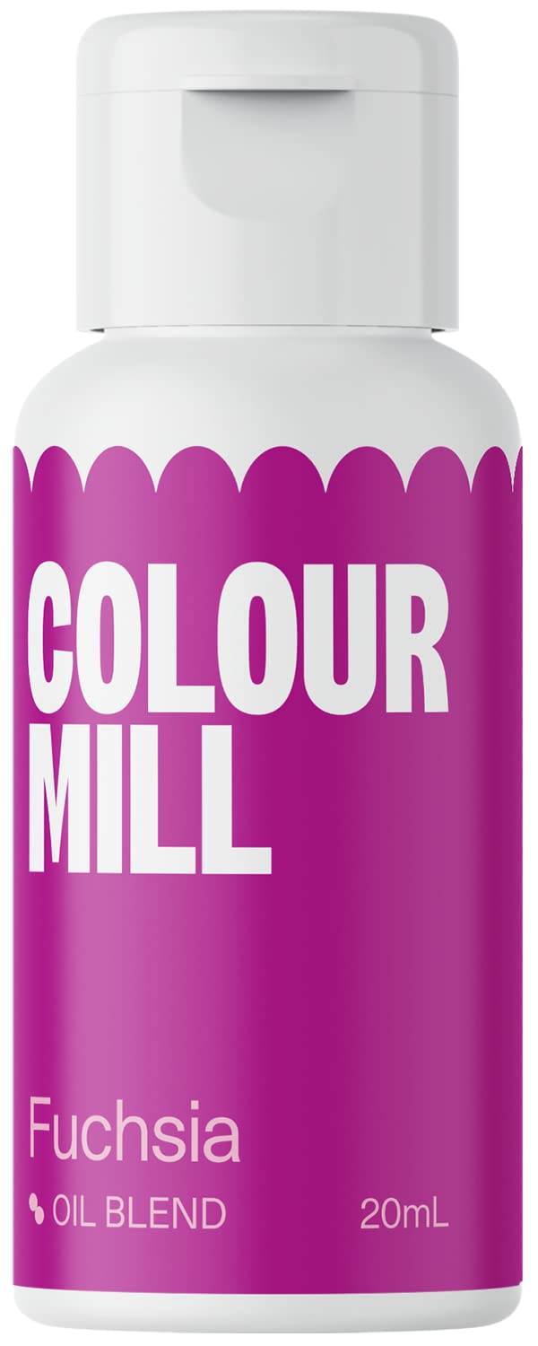 Colour Mill Oil-Based Food Coloring, 20 Milliliters Each of 6 Colors: Baby Blue, Navy, Royal, Sky Blue, Teal and Tiffany