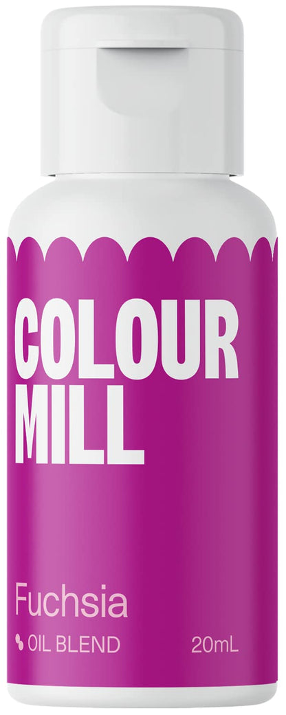 Colour Mill Oil-Based Food Coloring, 20 Milliliters Each of 6 Colors: Baby Blue, Navy, Royal, Sky Blue, Teal and Tiffany