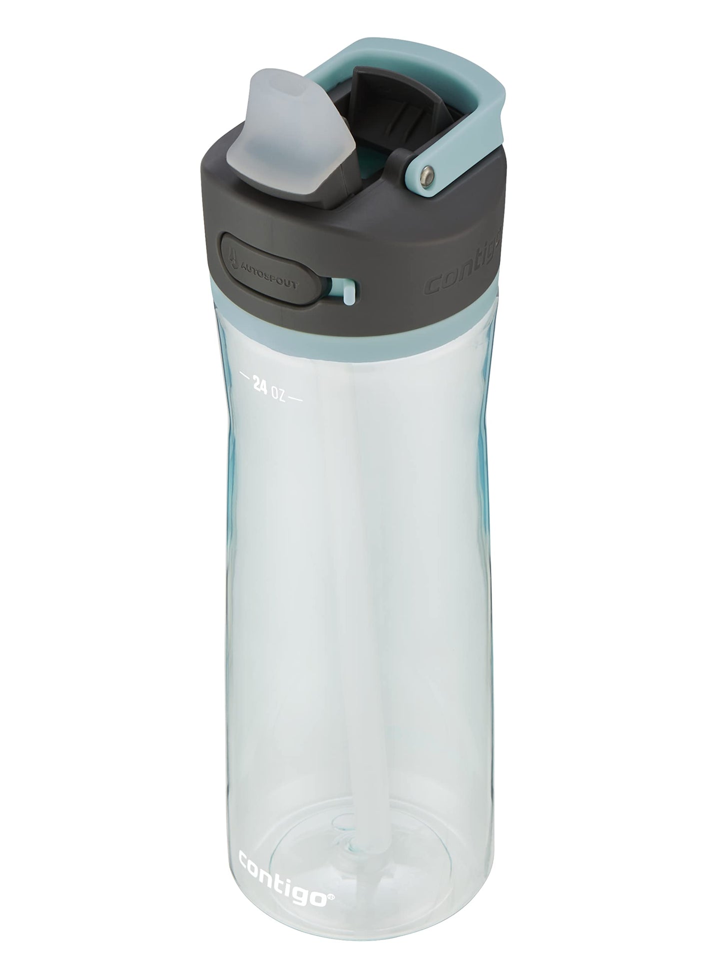 Contigo Ashland 2.0 Water Bottle with AUTOSPOUT Lid | Tritan Water Bottle, 24oz., 3 Pack, Juniper & Sake & Bubble Tea