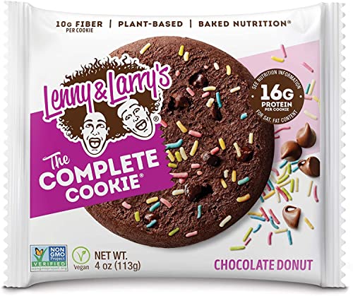 Lenny & Larry's The Complete Cookie, White Chocolate Flavored Macadamia, Soft Baked, 16g Plant Protein, Vegan, Non-GMO, 4 Ounce Cookie (Pack of 12)