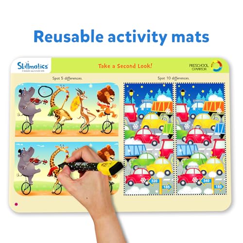 Skillmatics Preschool Learning Activity - Search and Find Educational Game, Perfect for Kids, Toddlers Who Love Toys, Art and Craft Activities, Gifts for Girls and Boys Ages 3, 4, 5, 6