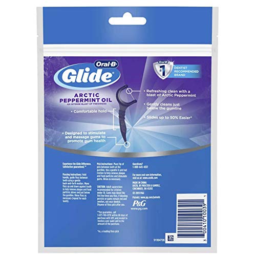 Oral-B Complete Glide Floss Picks, Scope Outlast, 75-ct