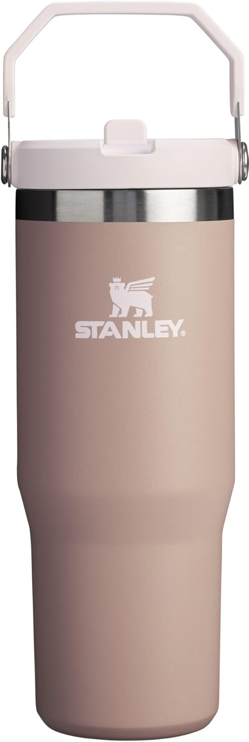 STANLEY IceFlow Stainless Steel Tumbler with Straw, Vacuum Insulated Water Bottle for Home, Office or Car, Reusable Cup with Straw Leak Resistant Flip