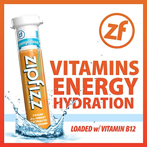 Zipfizz Energy Drink Mix, Electrolyte Hydration Powder with B12 and Multi Vitamin, Berry (12 Count)