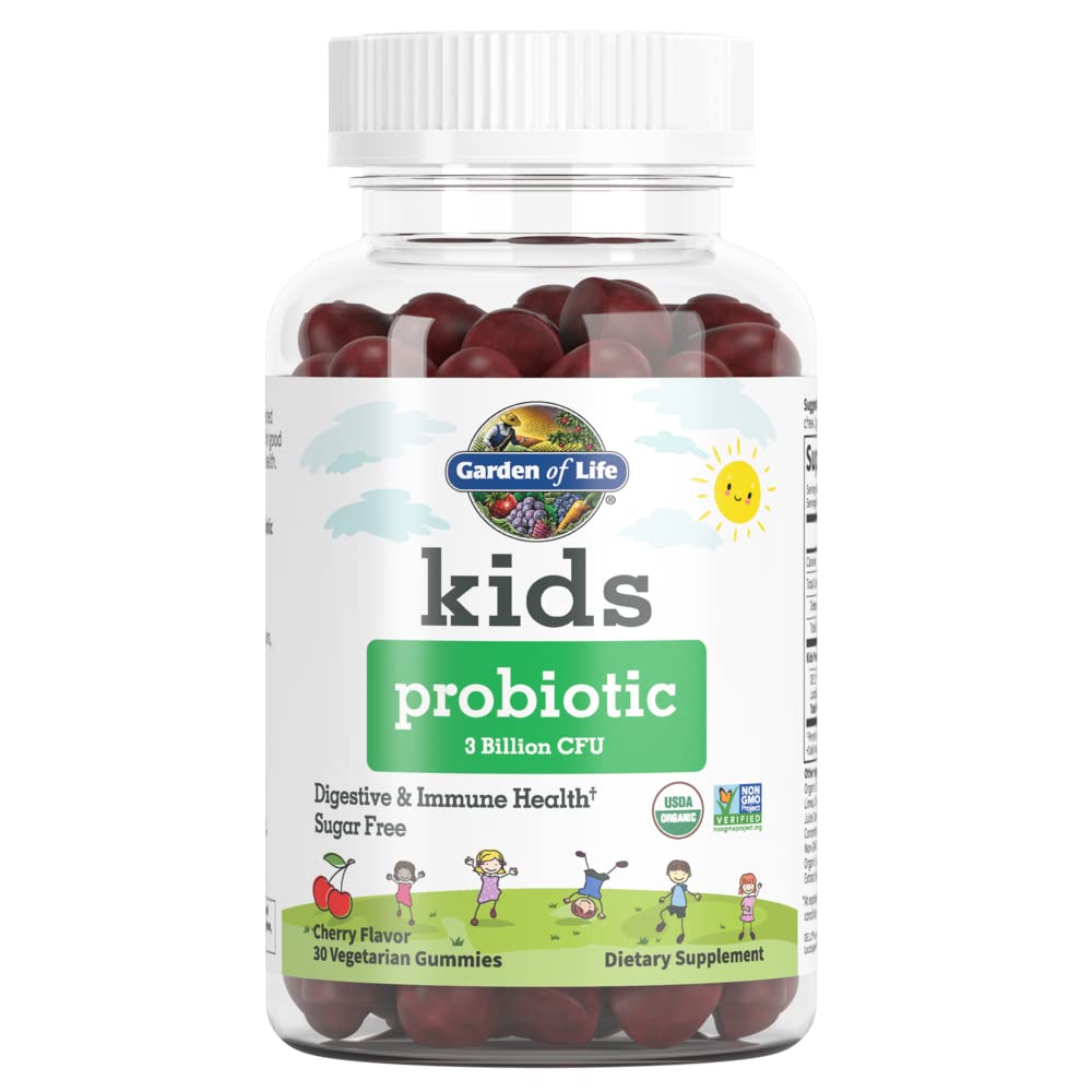 Garden of Life Organics Kids Gummy Vitamins - Fruit - Certified Organic, Non-GMO & Vegan Complete Children's Multi - B12, C & D3 - Gluten, Soy & Dairy Free, 120 Real Fruit Chew Gummies