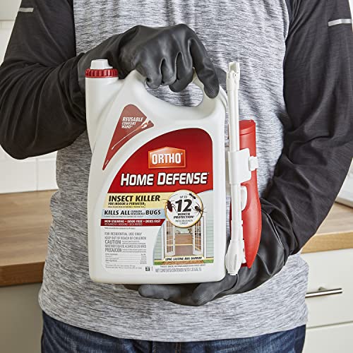 Ortho Home Defense Insect Killer for Indoor & Perimeter2 with Comfort Wand, Controls Ants, Roaches, and Spiders, 1.1 gal., 1 Pack