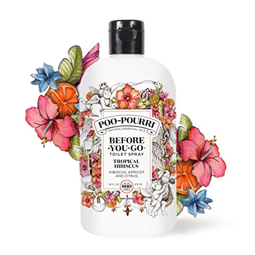 Poo-Pourri Before-You-Go Toilet Spray, Beach Bum, 1 Fl Oz Pocket Travel Size - Coconut, Orchid and Toasted Praline