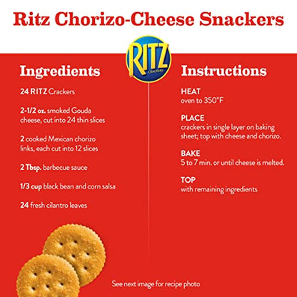 RITZ Original Crackers, 20 Snack Packs (6 Crackers Per Pack)