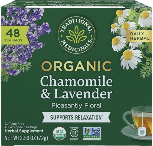 Traditional Medicinals Tea, Organic Roasted Dandelion Root, Supports Kidney Function & Healthy Digestion, 48 Tea Bags