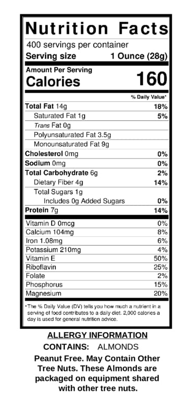 Wild Soil Beyond Almonds, Unflavored– 20% Higher Protein Than Other Almonds, Distinct and Superior to Organic, Raw