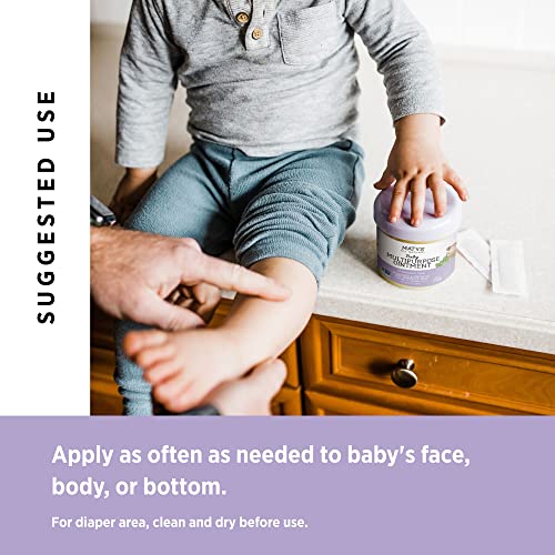 Matys Multipurpose Baby Ointment, All Over Gentle Skin Protection for Newborns & Up, Soothes Dry Irritated Skin, Diaper Area, Dry Scalp, Drool Irritation, Petroleum Free, Fragrance Free, 10 oz tub