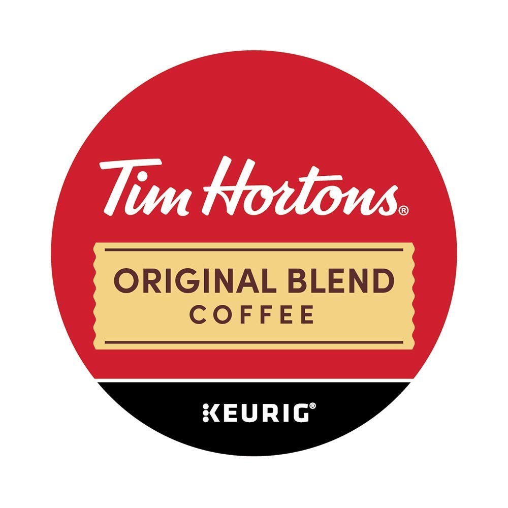 Tim Hortons Original Blend, Medium Roast Coffee, Single-Serve K-Cup Pods Compatible with Keurig Brewers, 24 Count(Pack of 1)(Packaging may vary)