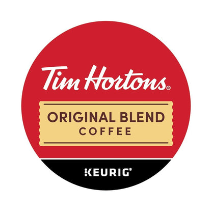 Tim Hortons Original Blend, Medium Roast Coffee, Single-Serve K-Cup Pods Compatible with Keurig Brewers, 24 Count(Pack of 1)(Packaging may vary)