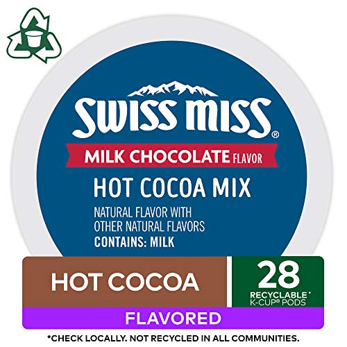 Swiss Miss Milk Chocolate Hot Cocoa, Keurig Single-Serve K-Cup Pods, 44 Count