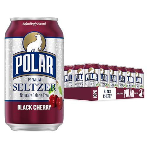 Polar Seltzer Water Original, 12 fl oz cans, 18 pack