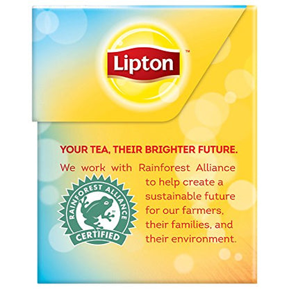 Lipton Unsweetened Iced Tea Bags, Family Size Tea Bags, 144 Total Tea Bags (24ct - Pack of 6)