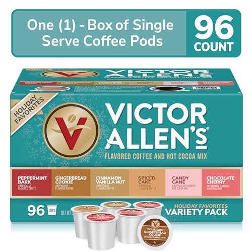 Victor Allen's Coffee Milk Chocolate Flavored Hot Cocoa Mix, 42 Count, Single Serve K-Cup Pods for Keurig K-Cup Brewers