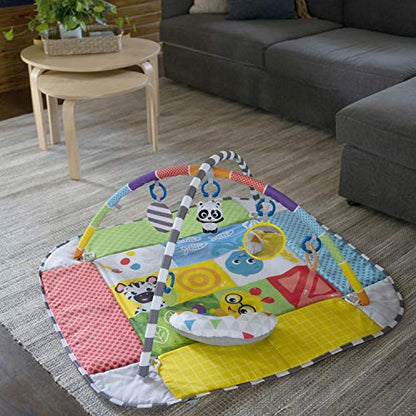 Baby Einstein 4-in-1 Kickin' Tunes Music and Language Play Gym and Piano Tummy Time Activity Mat