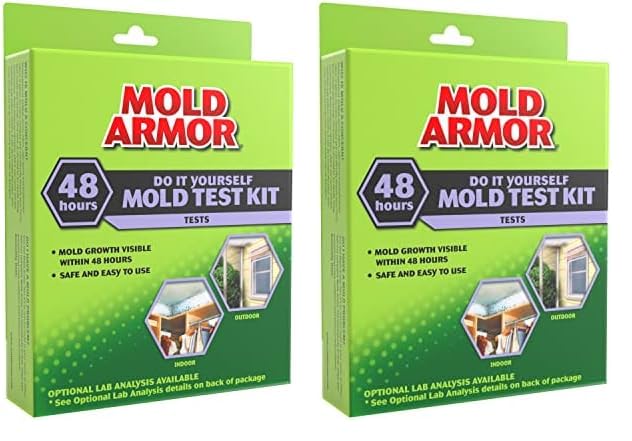 Mold Armor Do It Yourself Mold Test Kit, Test Surface Mold, Air Quality, and HVAC, Safe and Easy to Use, DIY at Home Mold Kit, Effective Both Indoors and Outdoors