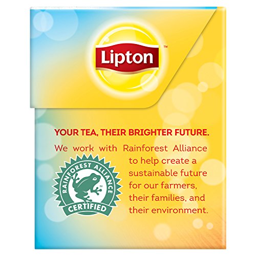 Lipton Unsweetened Iced Tea Bags, Family Size Tea Bags, 144 Total Tea Bags (24ct - Pack of 6)