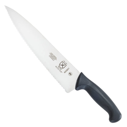 Mercer Culinary M23210 Millennia Black Handle, 10-Inch Wide Wavy Edge, Bread Knife