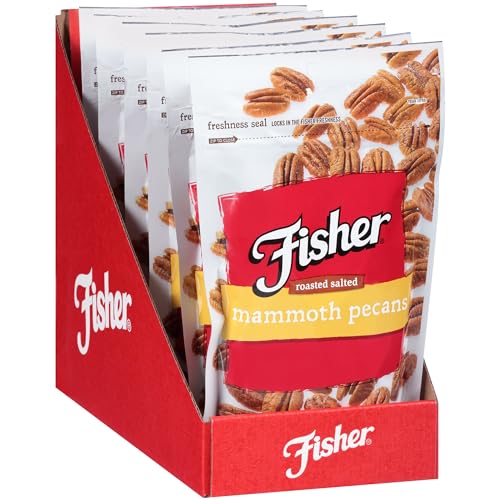 Fisher Snack Glazed Pecans, 24 Ounces, Made with Whole Mammoth Pecans, 100% Recyclable