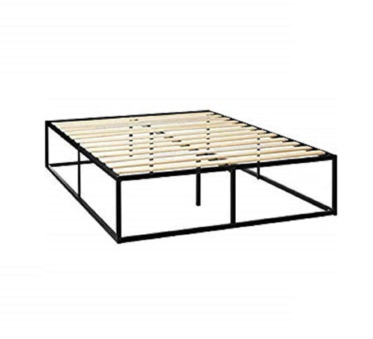 ZINUS Joseph Metal Platforma Bed Frame / Mattress Foundation / Wood Slat Support / No Box Spring Needed / Sturdy Steel Structure, Queen