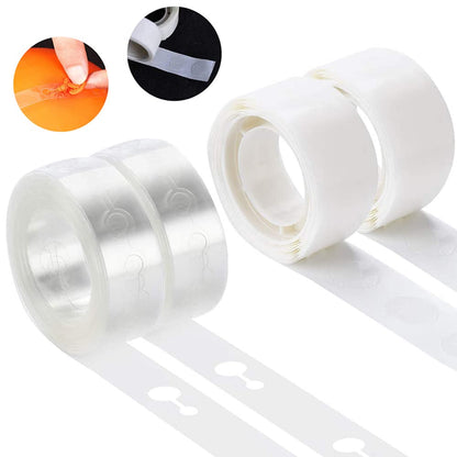 KICNIC Balloon Arch Strip Kit for Garland, 32.8 Feet Balloon Tape Strips and 200 Glue Point Dot Stickers for Party Wedding Birthday Baby Shower Decorations