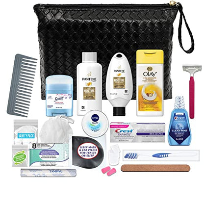 Convenience Kits international 10 PC Deluxe Kit, Featuring: Herbal Essence Argan Oil Hair Care and Body Care Travel-Size Products