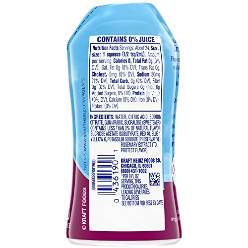 Crystal Light Sugar-Free Zero Calorie Liquid Water Enhancer - Strawberry Lemonade Water Flavor Drink Mix (1.62 fl oz Bottle)