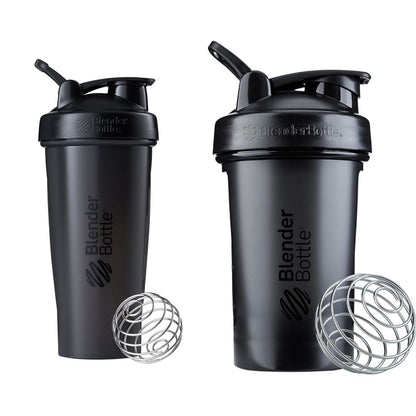 BlenderBottle Classic Shaker Bottle Perfect for Protein Shakes and Pre Workout, 28-Ounce (2 Pack), Moss/Moss and Navy/Navy