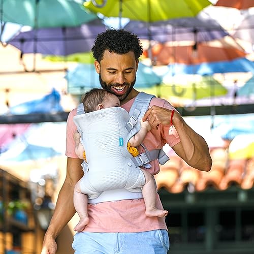 Infantino Flip Advanced 4-in-1 Carrier - Ergonomic, convertible, face-in and face-out front and back carry for newborns and older babies 8-32 lbs