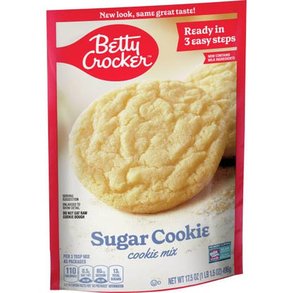 Betty Crocker Peanut Butter Cookie Mix, Makes twelve (12) 2-inch Cookies, 7.2 oz.