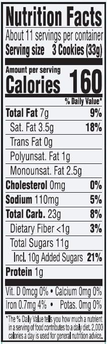 Amazon Brand - Happy Belly Premium Chocolate Chip Cookies