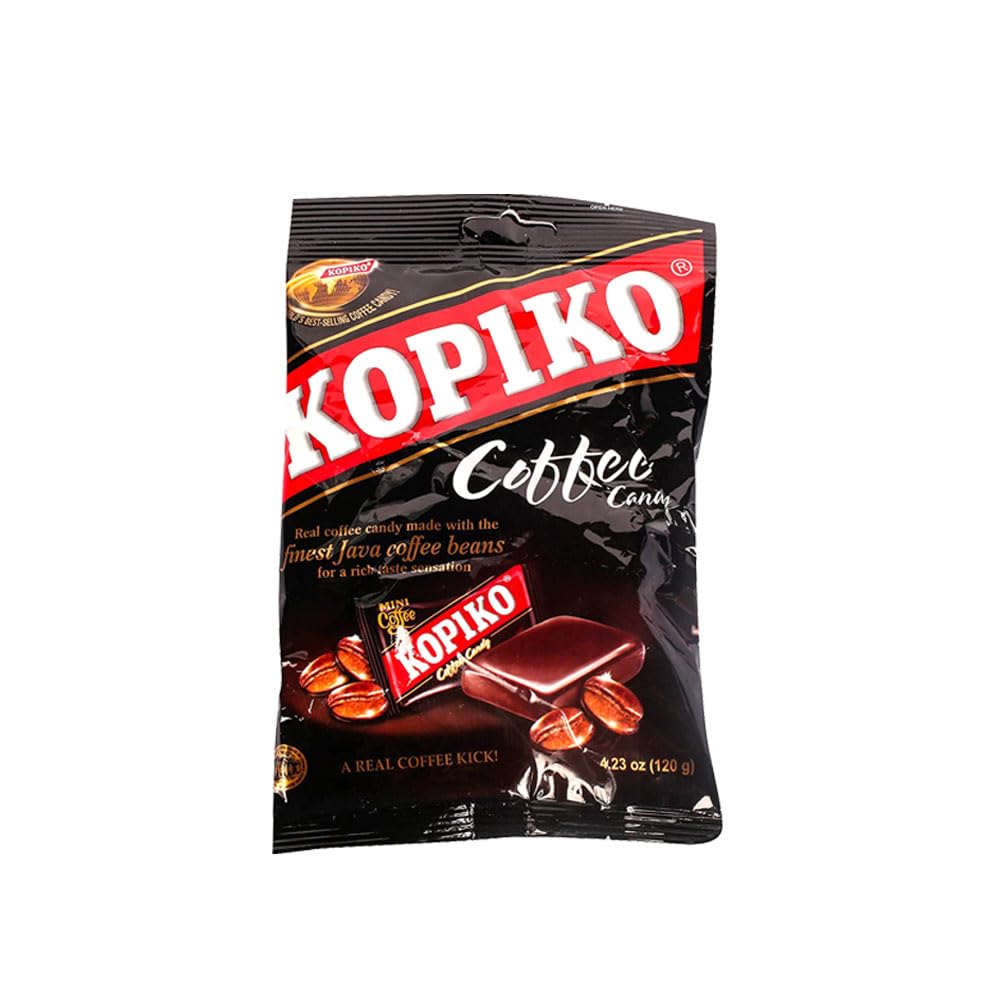 Kopiko Coffee & Cappuccino Candy Variety Pack – Your Pocket Coffee Collection for Every Occasion - Hard Candy Made from Indonesia’s Coffee Beans — Real Coffee Extract (Pack of 2)