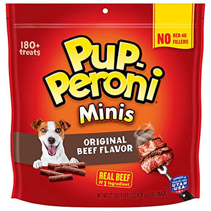 Pup-Peroni Dog Treats, Original Beef Flavor, 22.5 Ounce, Made with Real Beef