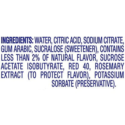 Crystal Light Sugar-Free Zero Calorie Liquid Water Enhancer - Strawberry Lemonade Water Flavor Drink Mix (1.62 fl oz Bottle)