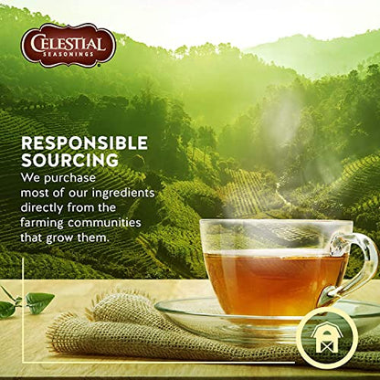 Celestial Seasonings Country Peach Passion Herbal Tea, Caffeine Free, 20 Tea Bags Box, (Pack of 6)