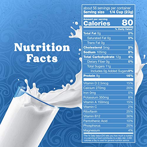 Swiss Miss Nonfat Dry Milk With Vitamins A and D, Makes Over 3 Gallons, 45.43 oz.(Pack of 1)