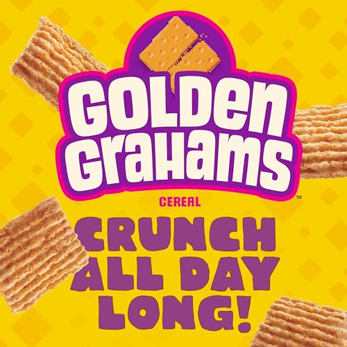 Golden Grahams Breakfast Cereal, Graham Cracker Taste, Whole Grain, Giant Size, 27.6 oz