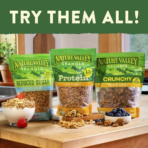 Nature Valley Crunchy Granola, Oats and Honey, Resealable Bag, 16 OZ