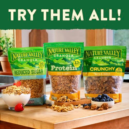 Nature Valley Crunchy Granola, Oats and Honey, Resealable Bag, 16 OZ