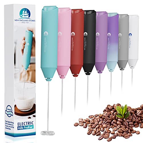 Powerful Milk Frother Handheld Foam Maker, Mini Whisk Drink Mixer for Coffee, Cappuccino, Latte, Matcha, Hot Chocolate, No Stand, Galaxy