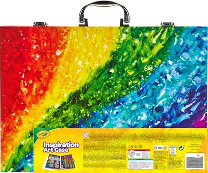 Crayola Inspiration Art Case Coloring Set - Space (140ct), Art Kit For Kids, Toys for Girls & Boys, Art Set, School Supplies, Gifts [Amazon Exclusive]