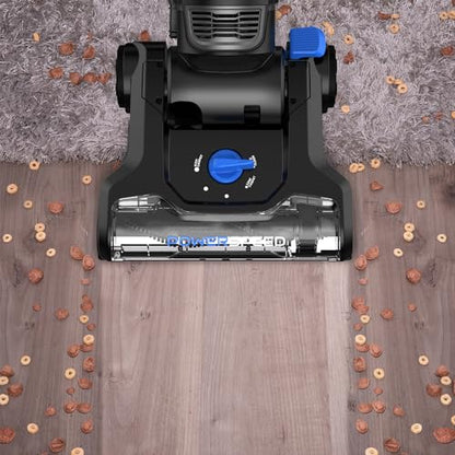 Eureka Lightweight Powerful Upright Vacuum Cleaner for Carpet and Hard Floor, PowerSpeed, New Model,Blue,black/New Model